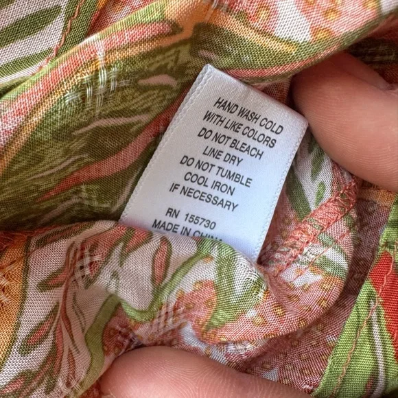 Rose+Olive Multi-Color Shirt For Summer Sleeves Layered Size S NWT - Picture 7 of 7